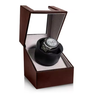 Winder 1+0 PU Brown+Grey Watch Box