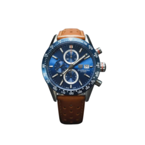 Edifice Carrera Blue With Brown Strap